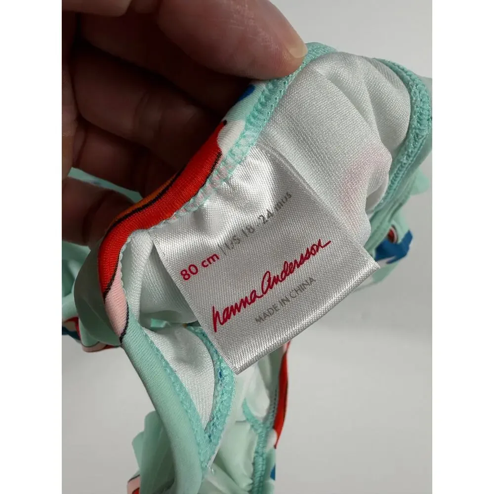 Hanna Andersson Dolphin Rainbow One-Piece Swimsuit 12–18 Months